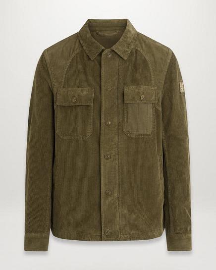 Chemise Belstaff Homme Rake Vert Soldes OE1069328